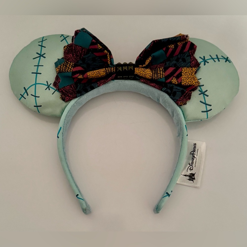 Disney Parks Nightmare Before Christmas Sally Minnie Ears Headband